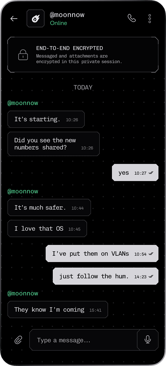 BlackOps Messenger preview
